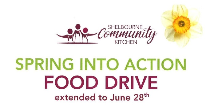 Spring into Action Food Drive - Extended to June 28th image