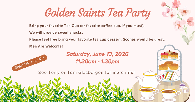 Golden Saints Tea Party