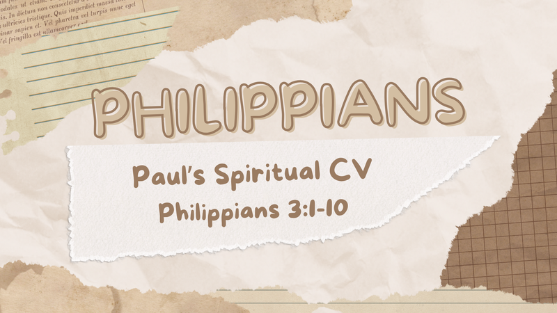 Paul's Spiritual CV