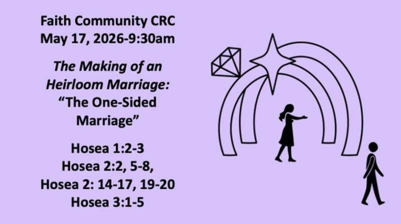 “The One Sided Marriage” May 17 2026 A.M. Service