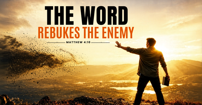 The Word Rebukes the Enemy image