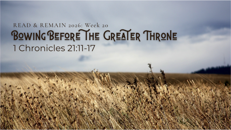 Bowing Before the Greater Throne