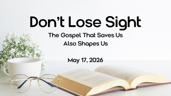 Don't Lose Sight