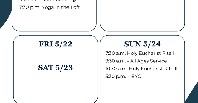 This Week at a Glance