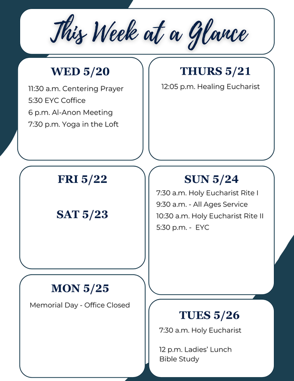 This Week at a Glance