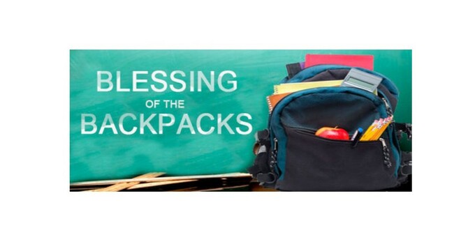 Blessing of the Backpacks