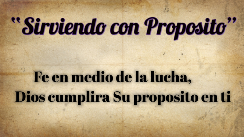Sirviendo con Proposito