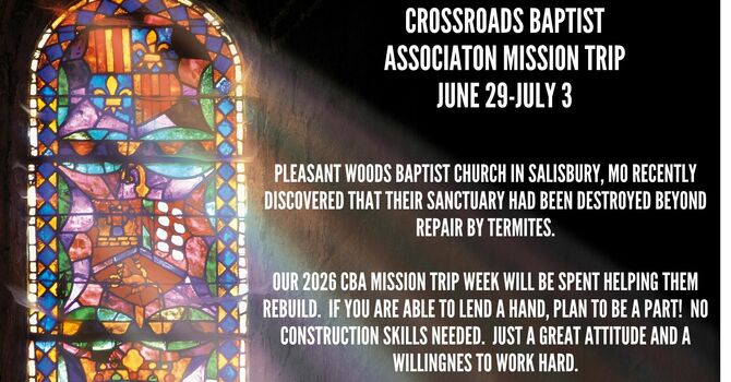 Crossroads Baptist Association Mission Trip