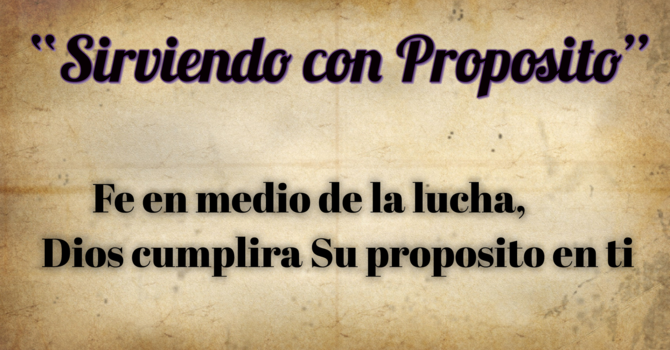 Sirviendo con Proposito