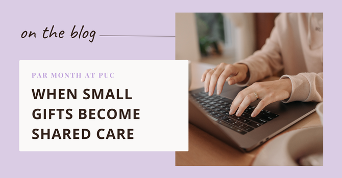 When small gifts become shared care image