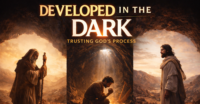 Developed In The Dark - Trusting God's Process