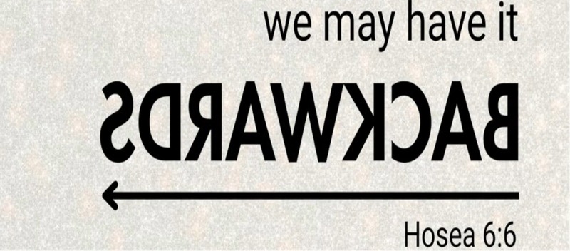 We May Have it Backwards