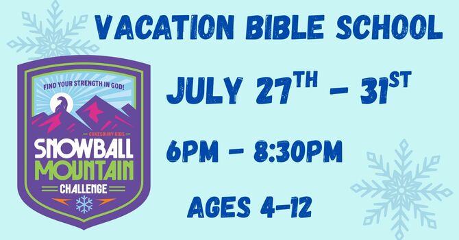 Vacation Bible School 2026 