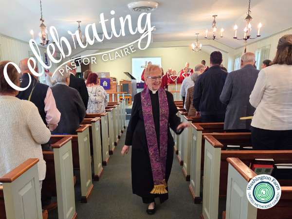 Celebrating Pastor Claire on June 14