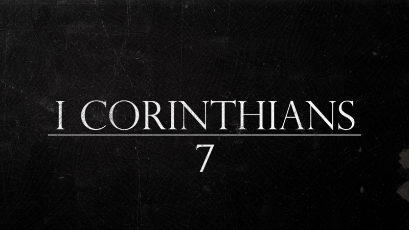 1 Corinthians 7