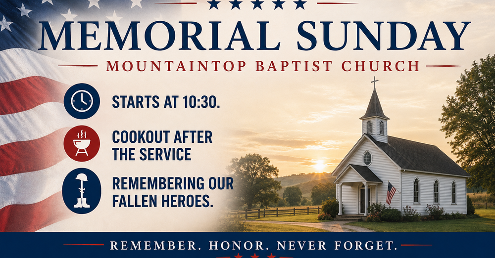 Memorial Sunday