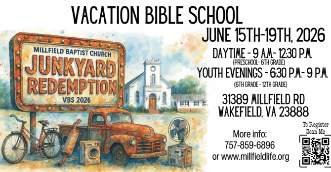 Vacation Bible School - Junkyard Redemption