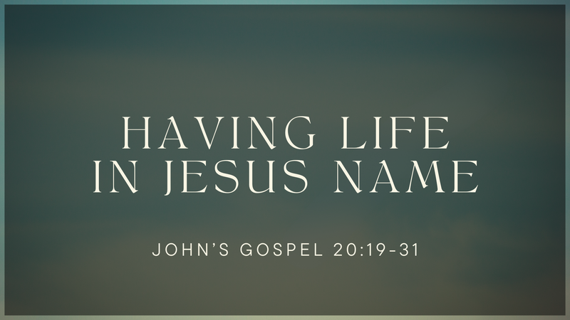 Having Life in Jesus Name