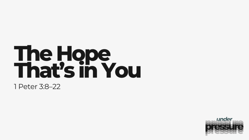 The Hope That's in You