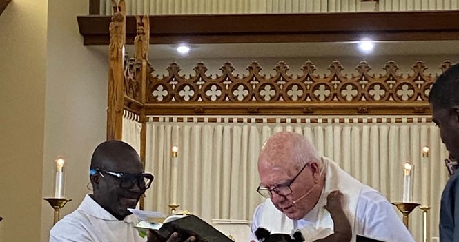 Baptism at the Cathedral 