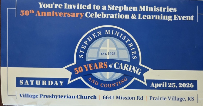 Stephen Ministries 50th Anniversary Celebration and Learning Event image