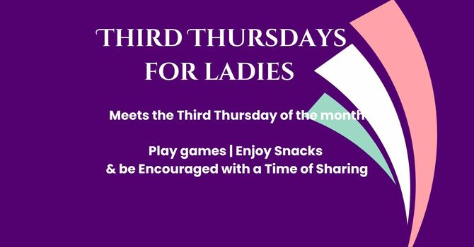 3rd Thursdays for Ladies