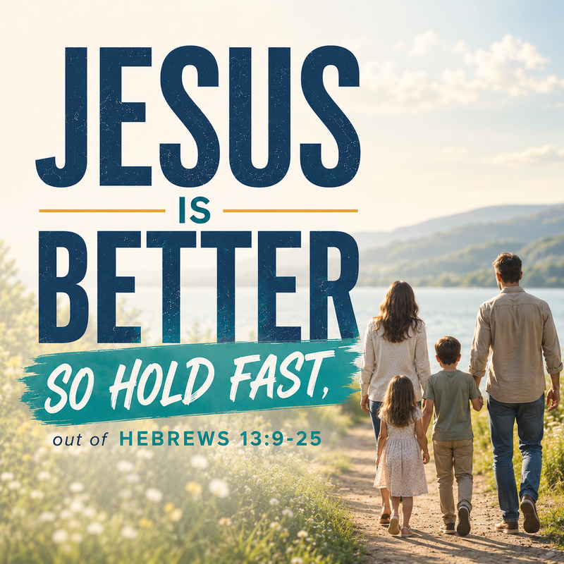 Jesus is Better - So Hold Fast