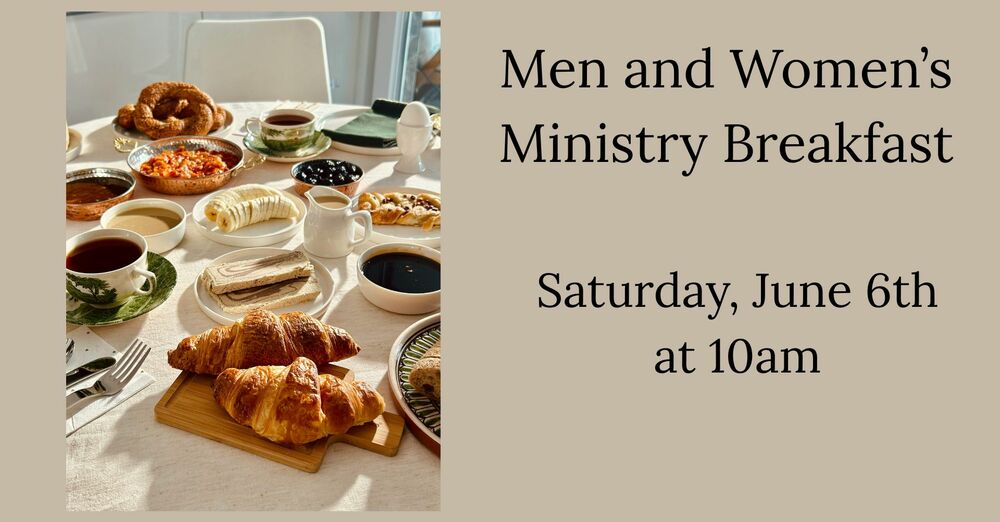 Combined Women's and Men's Ministry Breakfast