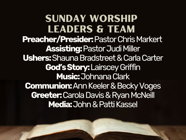 Leading us in Worship
