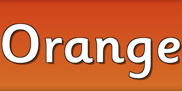 Orange is the colour of the day this Sunday