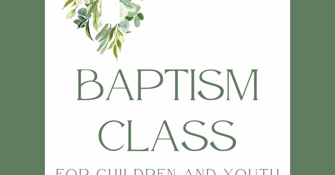 Baptism Class 