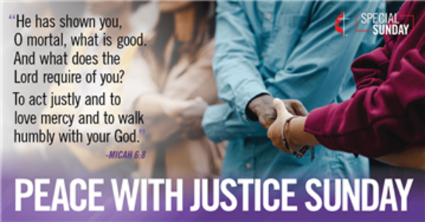 Peace with Justice Sunday