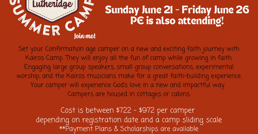 Confirmation Camp