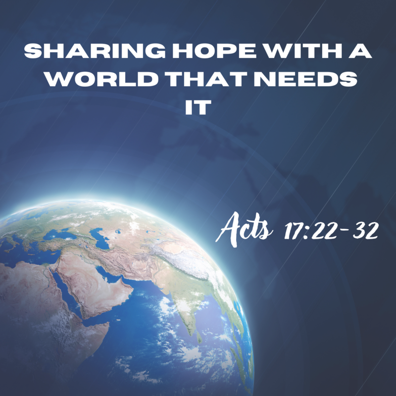 Sharing Hope with a World that Needs it