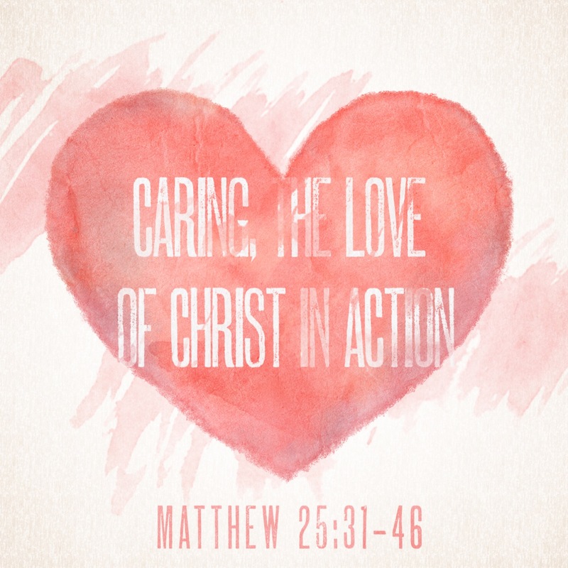 Caring, the love of Christ in Action