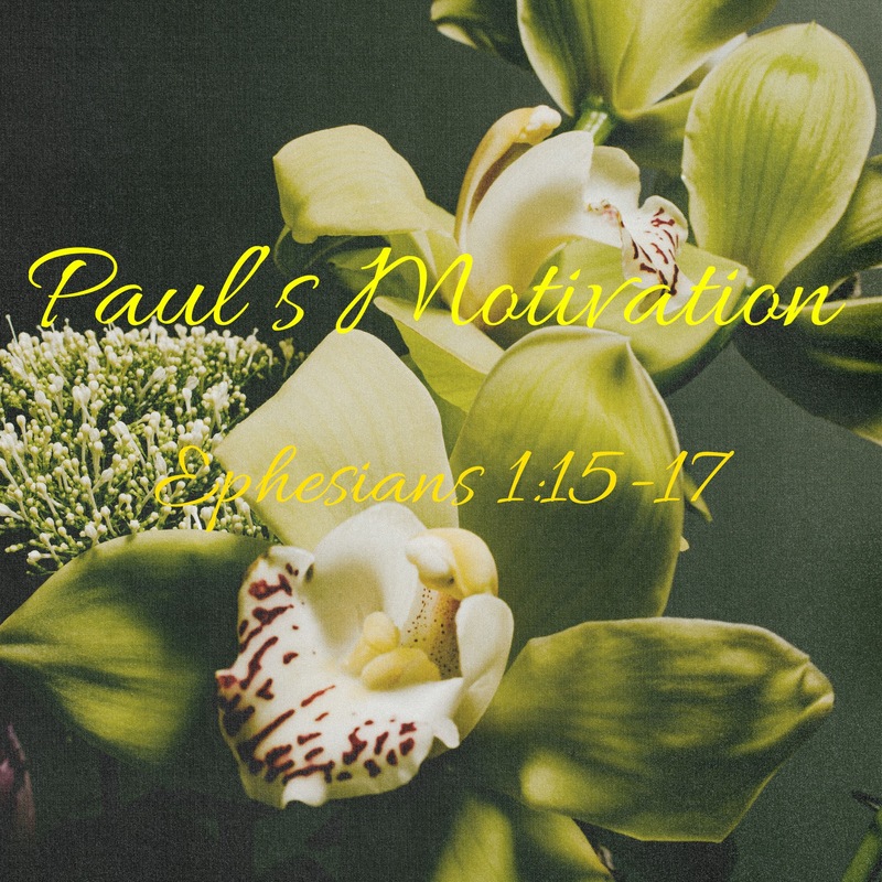 Paul’s Motivation - A Study of Ephesians
