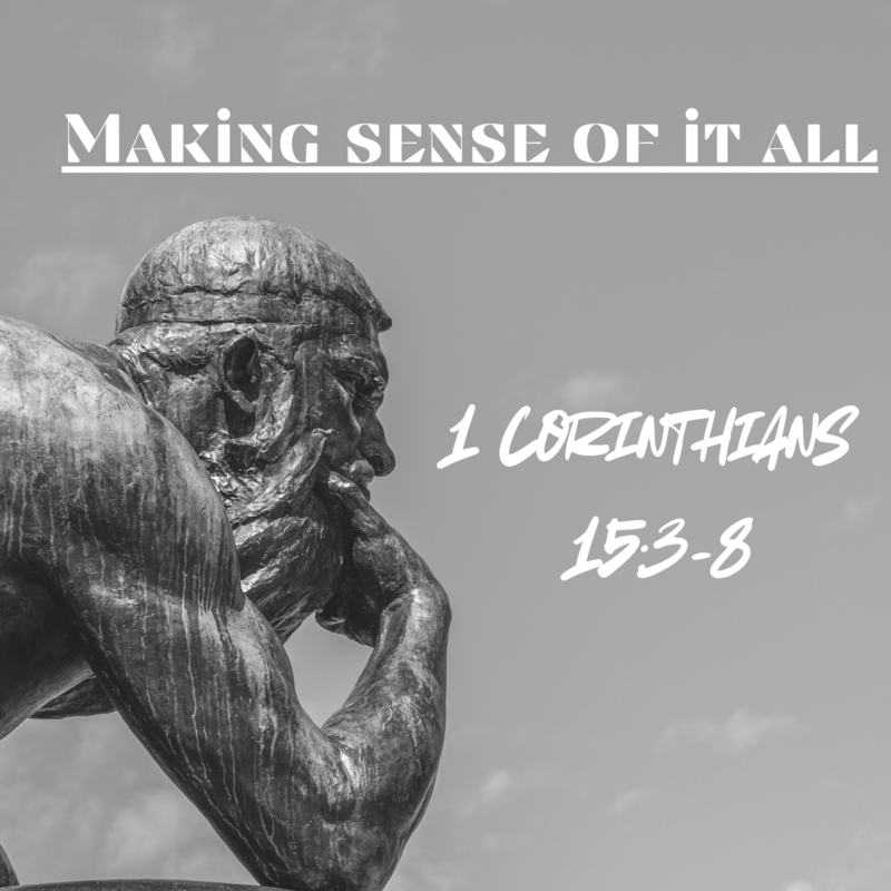 Making Sense of it All