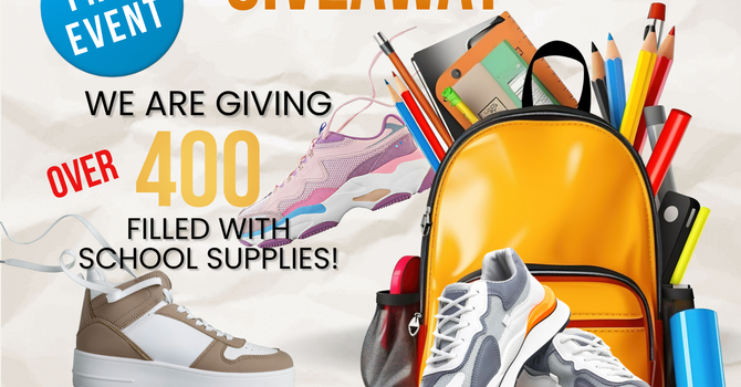 Annual Backpack and Sneaker Giveaway