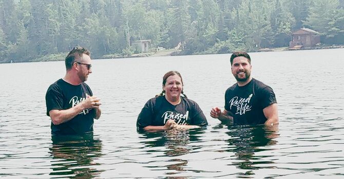 Baptism @ Lower Island Lake