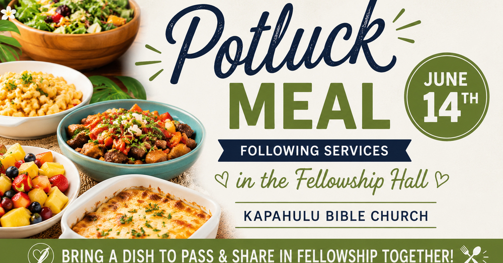 'Ohana After-Church Potluck