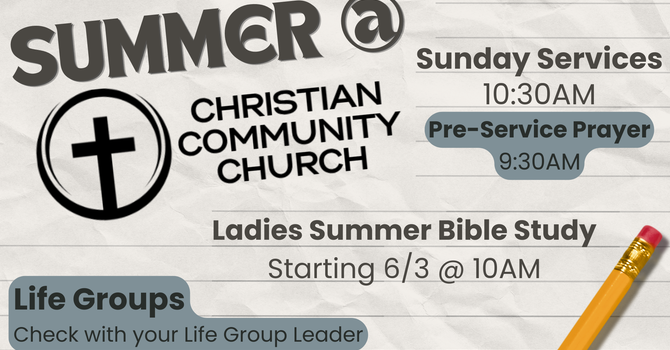 Summer Schedule