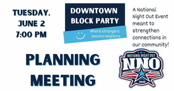 Block Party Planning Meeting