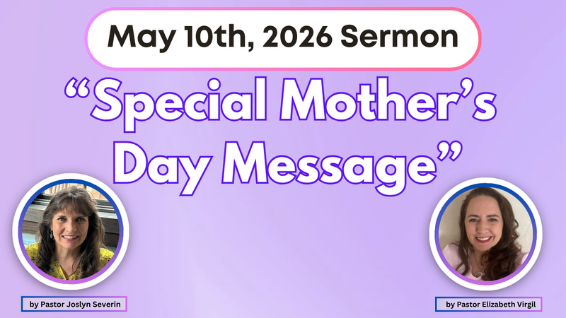 A Special Mother's Day Service