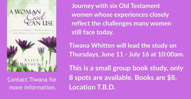 A Woman God Can Use Book Study