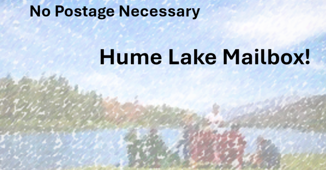 Hume Lake Mailbox!