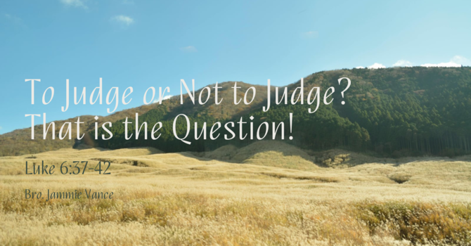 To Judge or Not to Judge?