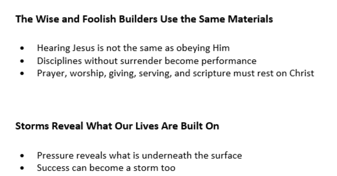 Wise Builder: Hearing & Doing