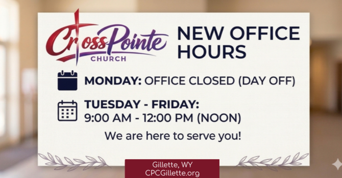 New Office Hours