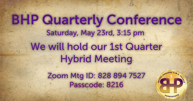 BHP 1st Quarterly Conference (Hybrid)