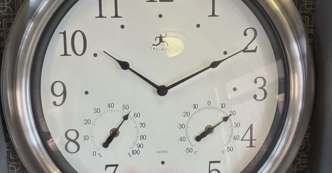 Large Metal Clock image